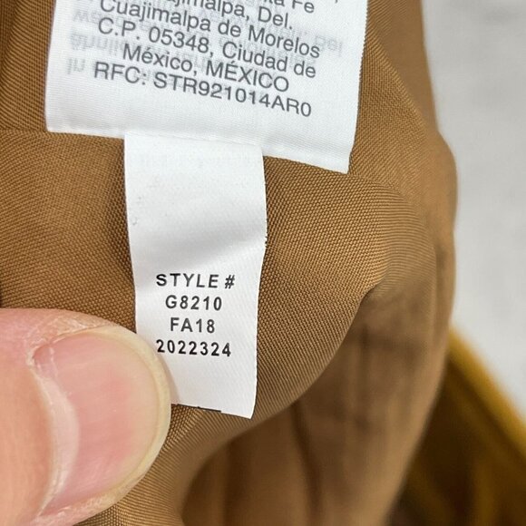 J. Crew Factory Corduroy Mini Skirt Rusted Amber Retro Back Zip Lined - Picture 9 of 12